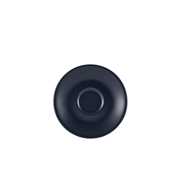 GenWare Porcelain Matt Blue Saucer 12cm/ 4.75" (Pack of 6)