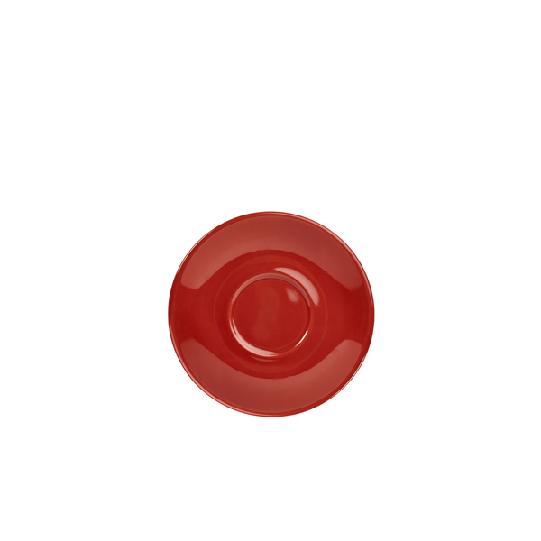 [BC-N182112R] Genware Porcelain Red Saucer 12cm/ 4.75" (Pack of 6)