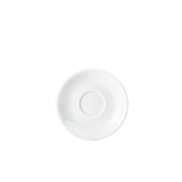 Genware Porcelain Saucer 13.5cm/ 5.25" (Pack of 6)