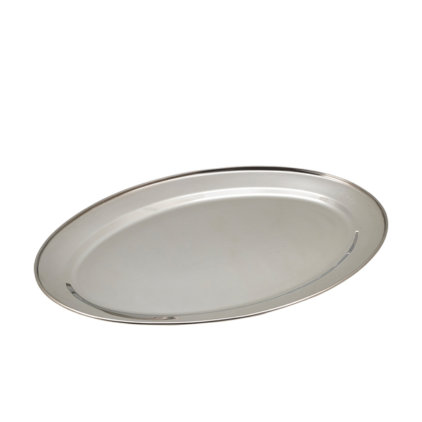 GenWare Stainless Steel Oval Flat 54.5cm/ 22"