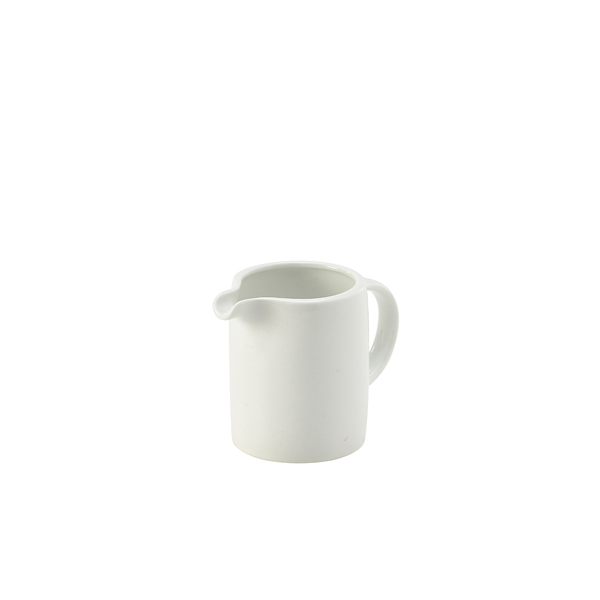 Genware Porcelain Solid Milk Jug 12cl/ 4oz (Pack of 6)