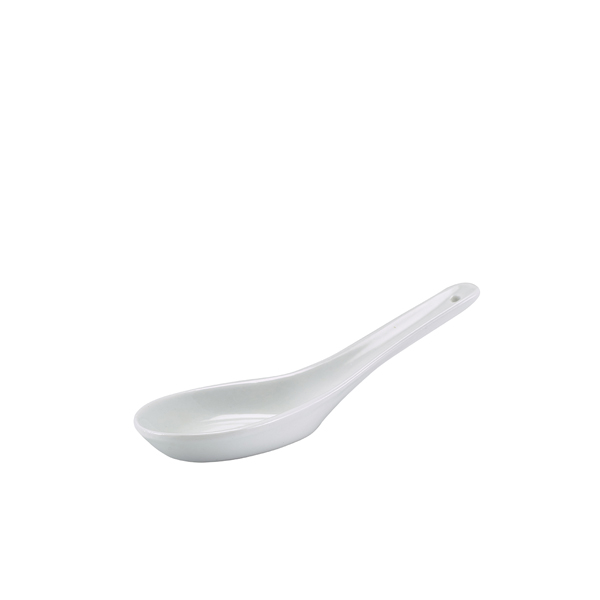 GenWare Porcelain Chinese Spoon (Pack of 12)