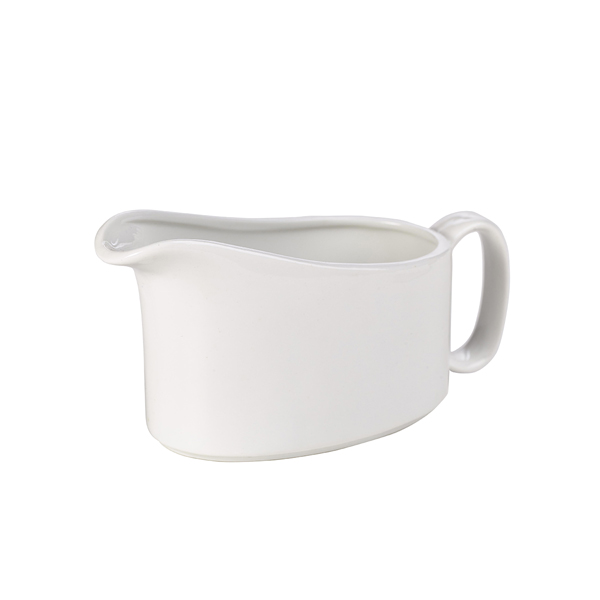 Genware Porcelain Sauce Boat 20cl/ 7oz (Pack of 6)