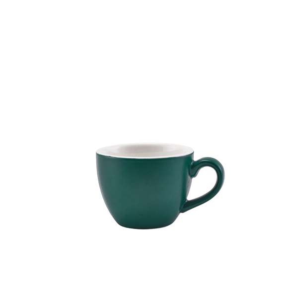 [BC-N312109MT] GenWare Porcelain Matt Teal Bowl Shaped Cup 9cl/ 3oz (Pack of 6)