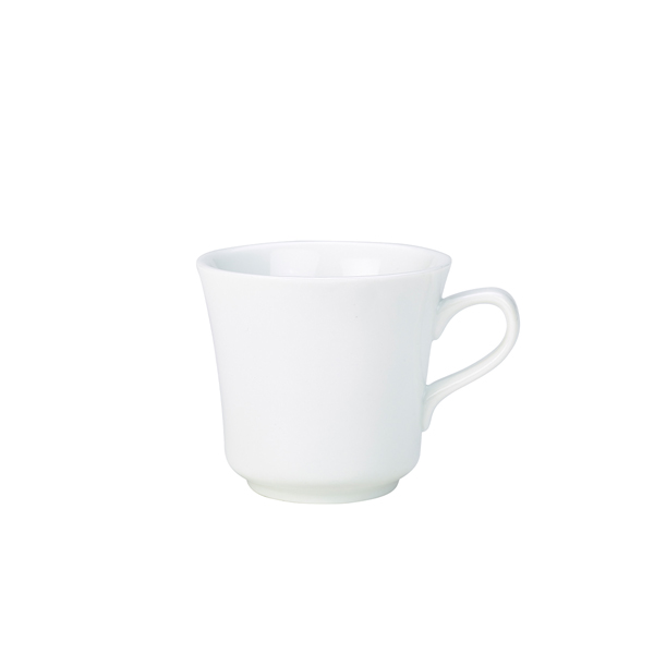 Genware Porcelain Tea Cup 23cl/ 8oz (Pack of 6)