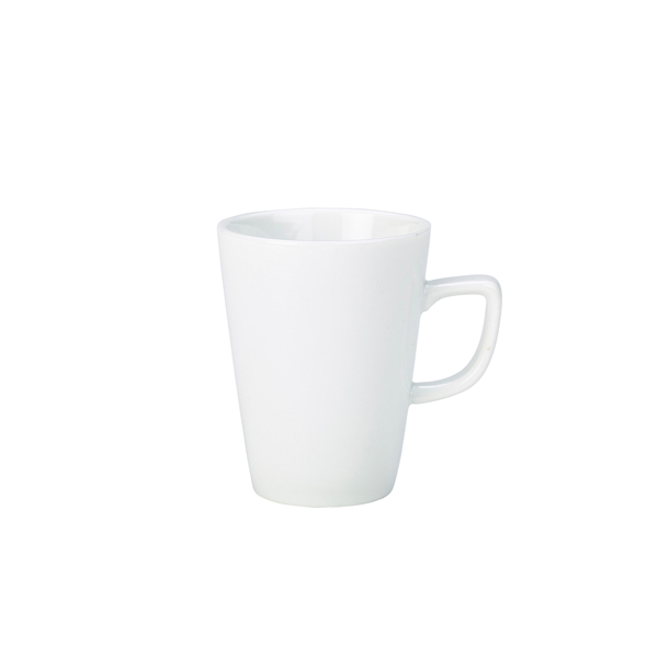 Genware Porcelain Conical Coffee Mug 22cl/ 7.75oz (Pack of 6)