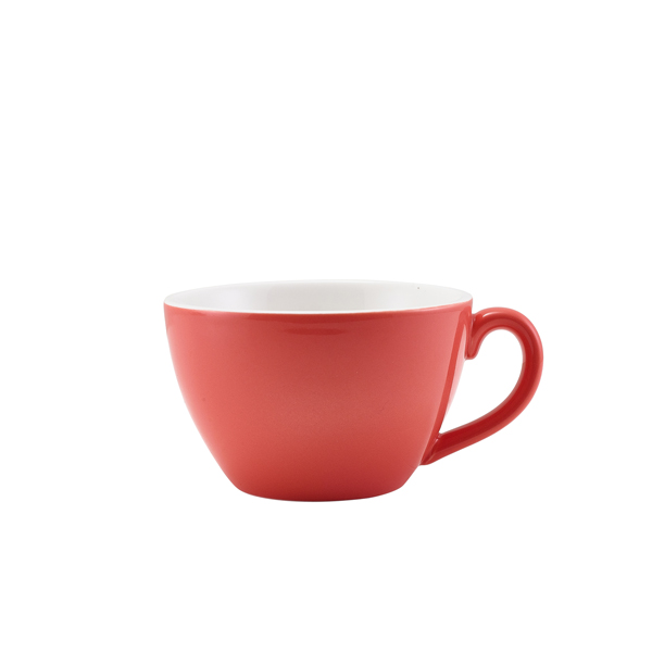 [BC-N322134CRL] GenWare Porcelain Coral Bowl Shaped Cup 34cl/ 12oz (Pack of 6)