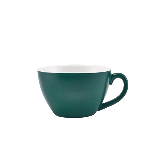 [BC-N322134MT] GenWare Porcelain Matt Teal Bowl Shaped Cup 34cl/ 12oz (Pack of 6)