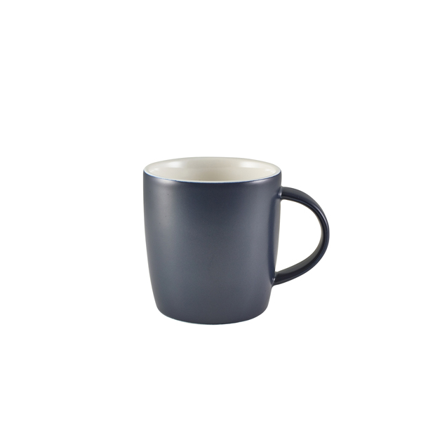 [BC-N322139MBL] GenWare Porcelain Matt Blue Cosy Mug 35cl/ 12.3oz (Pack of 6)