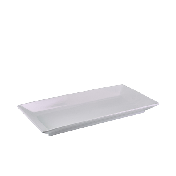 GenWare Porcelain Rectangular Dish 35 x 18cm/ 13.75 x 7" (Pack of 3)