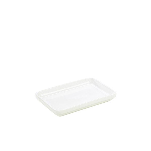 [BC-N351720] Genware Porcelain Deep Rectangular Dish 20 x 14 x 2.5cm/ 8 x 5.5 x 1" (Pack of 6)