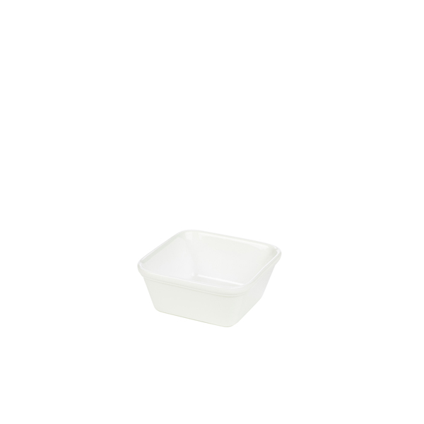 [BC-N353212] Genware Porcelain Square Pie Dish 12cm/ 4.75" (Pack of 6)