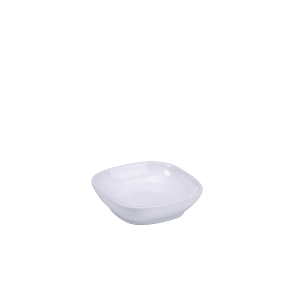Genware Porcelain Ellipse Dish 6.9cm/ 2.75" (Pack of 24)