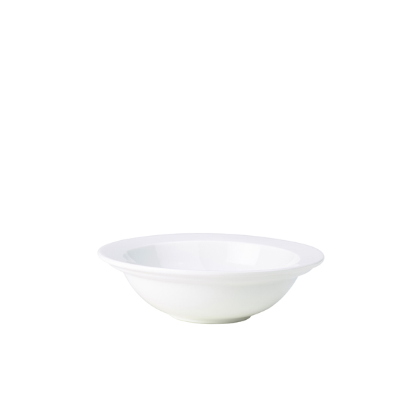 Genware Porcelain Rimmed Oatmeal Bowl 16cm/ 6.25" (Pack of 6)