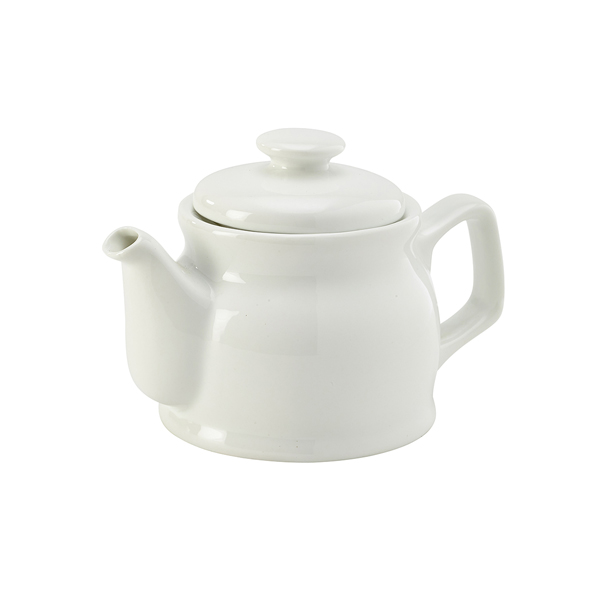 [BC-N392145] Genware Porcelain Teapot 45cl/ 15.75oz (Pack of 6)