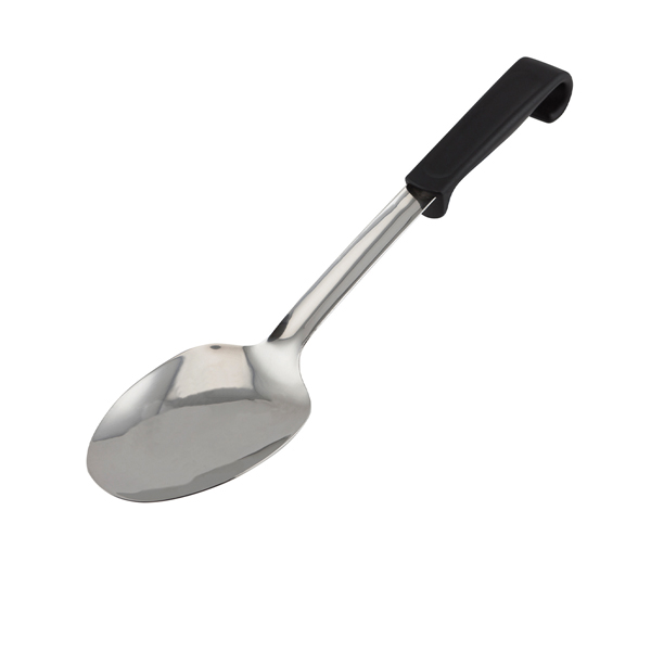 [BC-N577-04] Genware Plastic Handle Spoon Plain Black