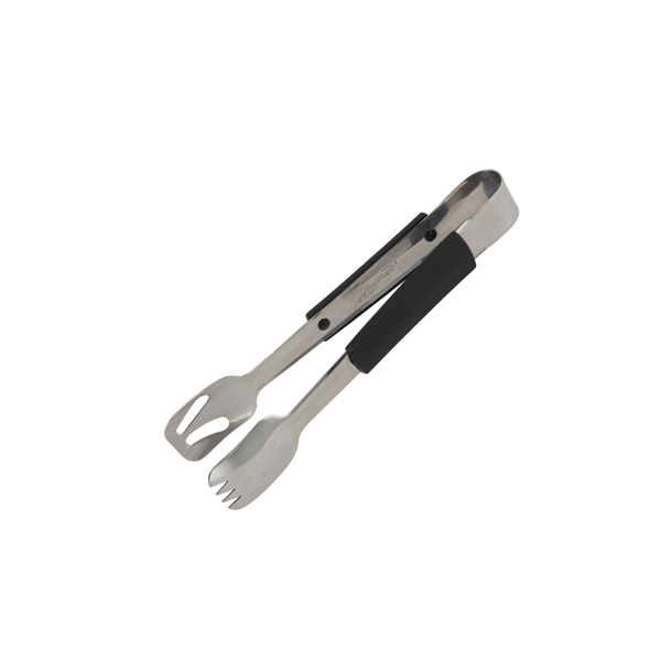 [BC-N577-08] Genware Plastic Handle Buffet Tongs Black