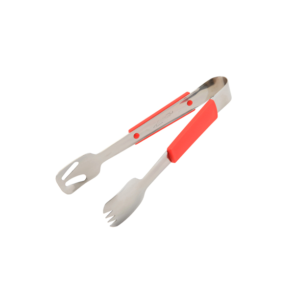 [BC-N577-08R] Genware Plastic Handle Buffet Tongs Red
