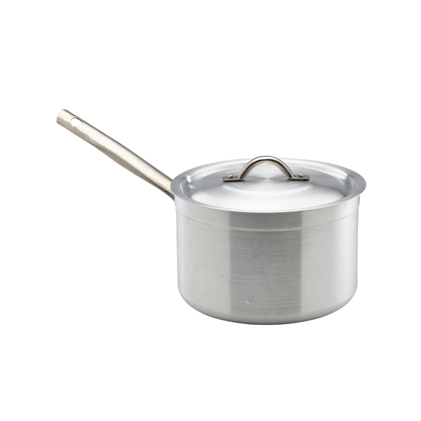 [BC-N707-24] Aluminium Saucepan With Lid 7Litre