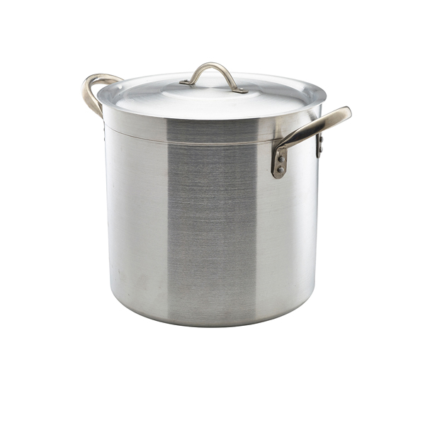 [BC-N709-28] Aluminium Deep Stockpot With Lid 17Litre