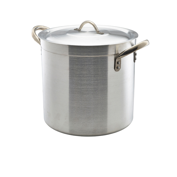 [BC-N709-30] Aluminium Deep Stockpot With Lid 21Litre