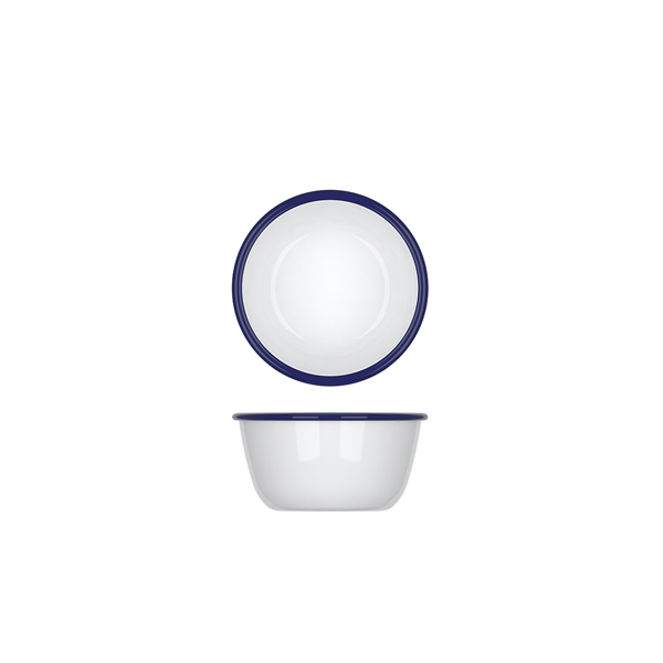 [BC-NAT130913] Enamel Melamine Athens Bowl 13 x 6.5cm (Pack of 6)