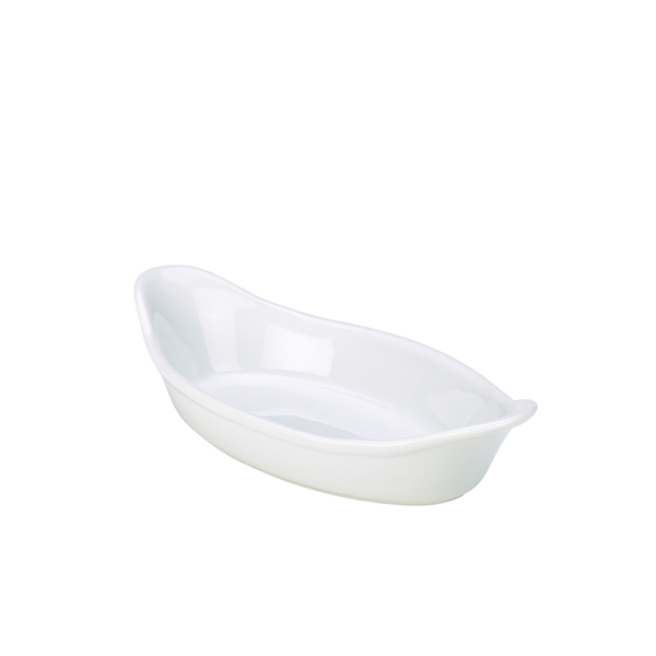 [BC-NB23A-W] GenWare Oval Eared Dish 25cm/ 9.75" (Pack of 4)