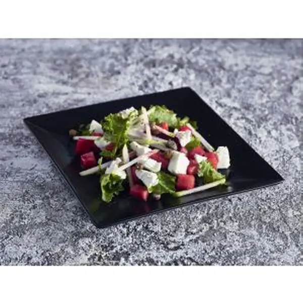 [BC-NB2772] Luna Stoneware Black Square Plate 18cm/ 7" (Pack of 6)