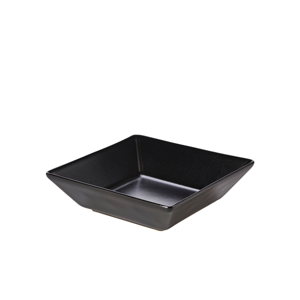 [BC-NB2776] Luna Stoneware Black Square Bowl 17.5 x 5cm/ 7 x 2" (Pack of 6)