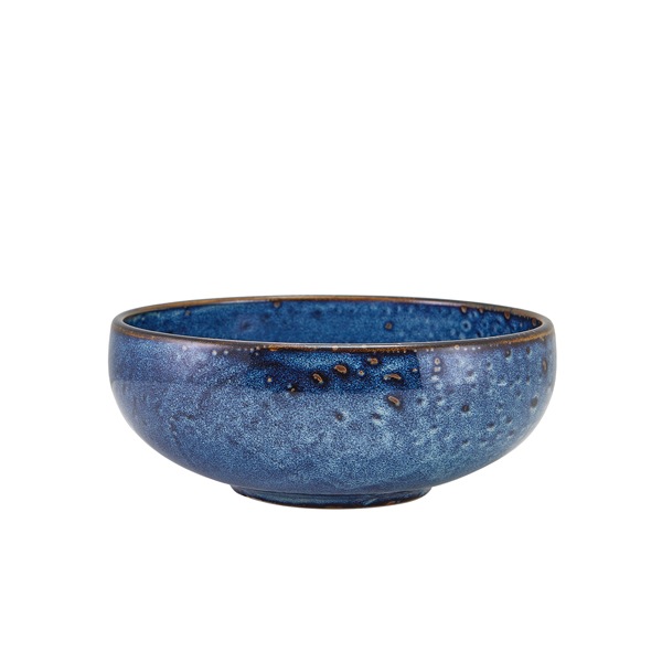 Terra Porcelain Aqua Blue Belly Bowl 17cm (Pack of 6)