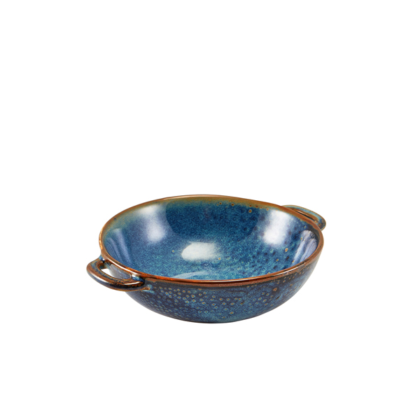 [BC-NBD-PBL15] Terra Porcelain Aqua Blue Balti Dish 15cm (Pack of 6)