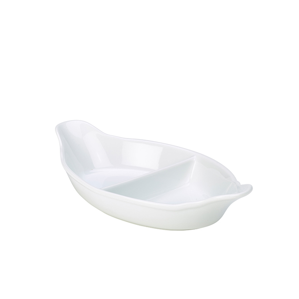 GenWare Divided Vegetable Dish 32cm/ 12.5" (Pack of 4)