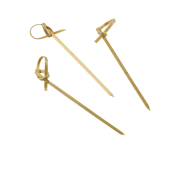 [BC-NBMBLS9] Bamboo Looped Skewers 9cm/ 3.5" (100pcs)