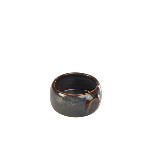 [BC-NBP-BL3] Rustic Stoneware Blue Butter Pot 9cl/ 3oz (Pack of 12)