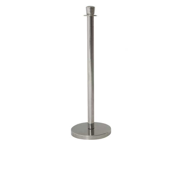 Genware Stainless Steel Barrier Post (Pack of 2)