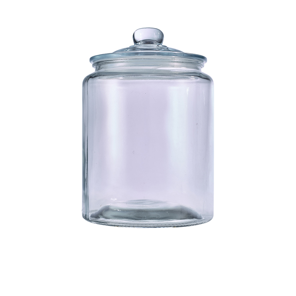 GenWare Glass Biscotti Jar 6L (Pack of 4)