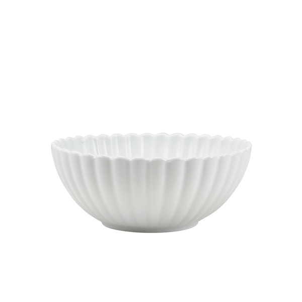 [BC-NBW-ISC16] Incise Porcelain Scalloped Side Bowl 16cm (Pack of 6)
