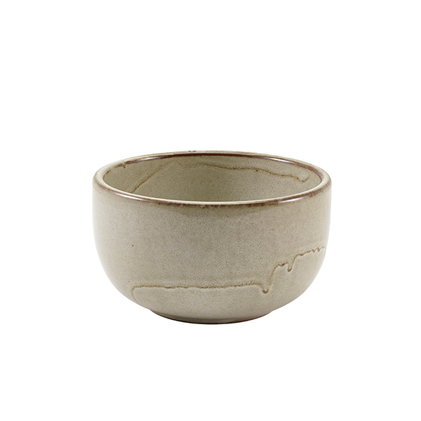 Terra Porcelain Grey Round Bowl 12.5cm (Pack of 6)