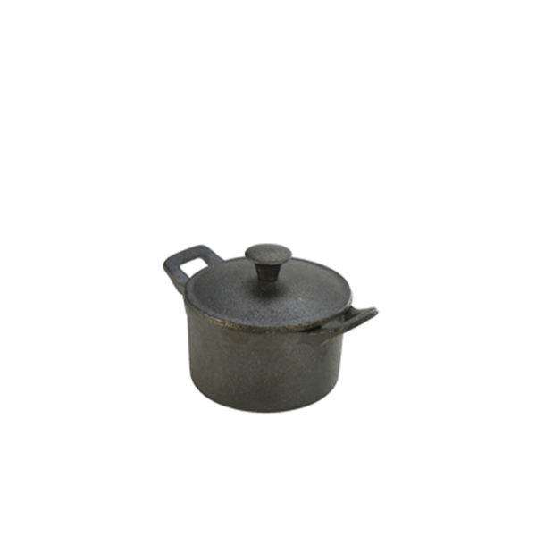 Mini Cast Iron Casserole Dish 10 x 6cm (Pack of 6)