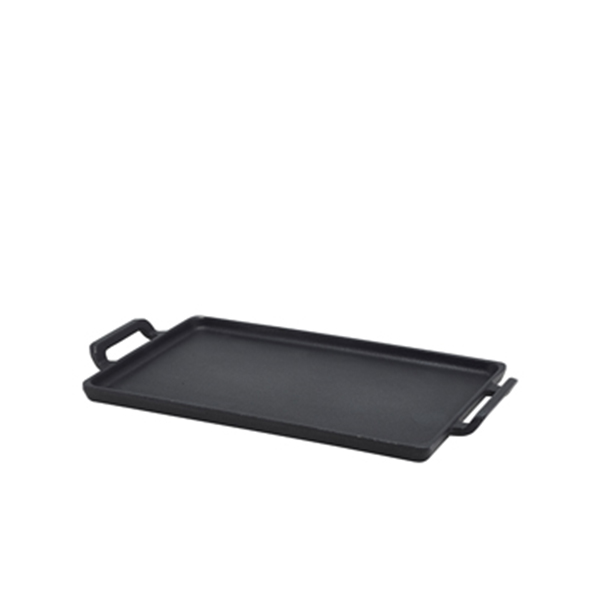 [BC-NC2515] GenWare Cast Iron Rectangular Platter 25 x 15.5cm (Pack of 6)