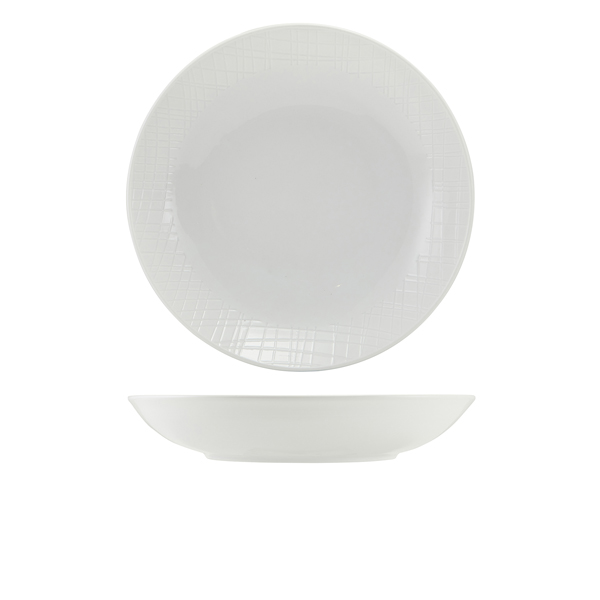 Incise Porcelain Lavara Coupe Bowl 23cm (Pack of 6)