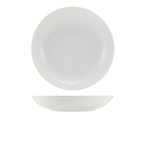 [BC-NCB-ISL23] Incise Porcelain Solara Coupe Bowl 23cm (Pack of 6)