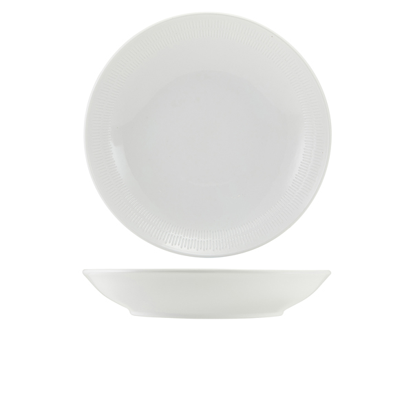 Incise Porcelain Solara Coupe Bowl 25.5cm (Pack of 4)