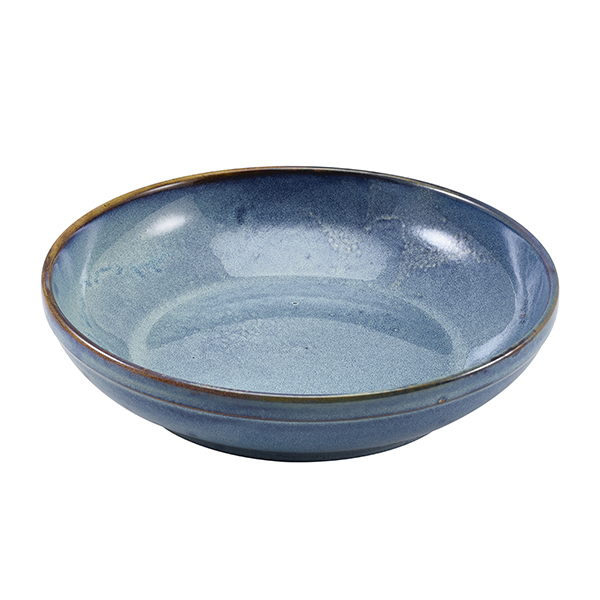 [BC-NCB-PBL27] Terra Porcelain Aqua Blue Coupe Bowl 27.5cm (Pack of 6)
