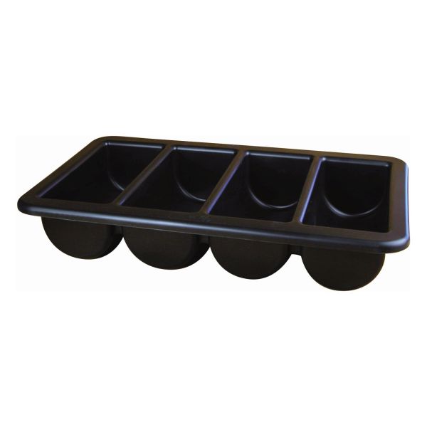 [BC-NCB1-1-BLK] Cutlery Tray/Box 1/1 Black 13" X 21"