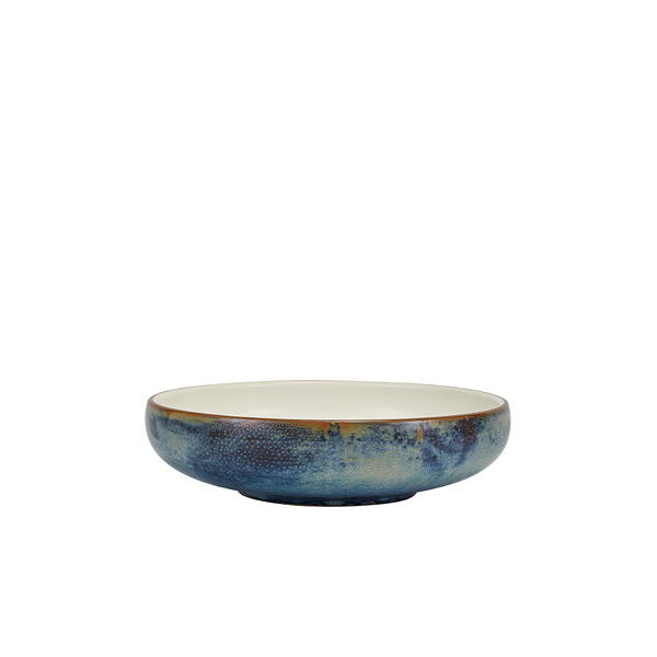 Terra Porcelain Aqua Blue Two Tone Coupe Bowl 20.5cm (Pack of 6)