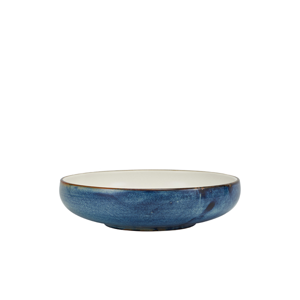 [BC-NCBT-PBL22] Terra Porcelain Aqua Blue Two Tone Coupe Bowl 22cm (Pack of 6)