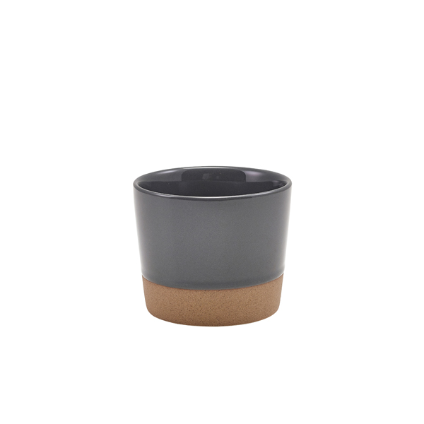 GenWare Kava Dark Grey Stoneware Chip Cup 9 x 7.4cm (Pack of 6)