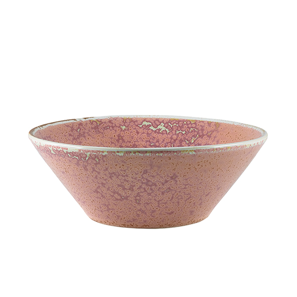 [BC-NCN-PRS16] Terra Porcelain Rose Conical Bowl 16cm (Pack of 6)