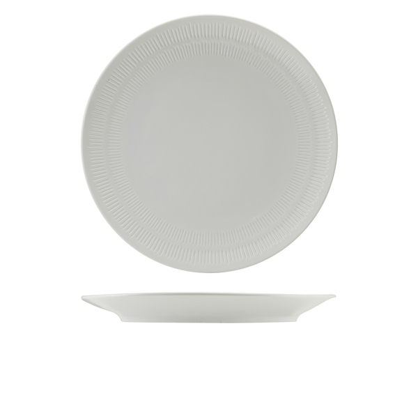 [BC-NCP-ISL28] Incise Porcelain Solara Coupe Plate 28cm (Pack of 4)